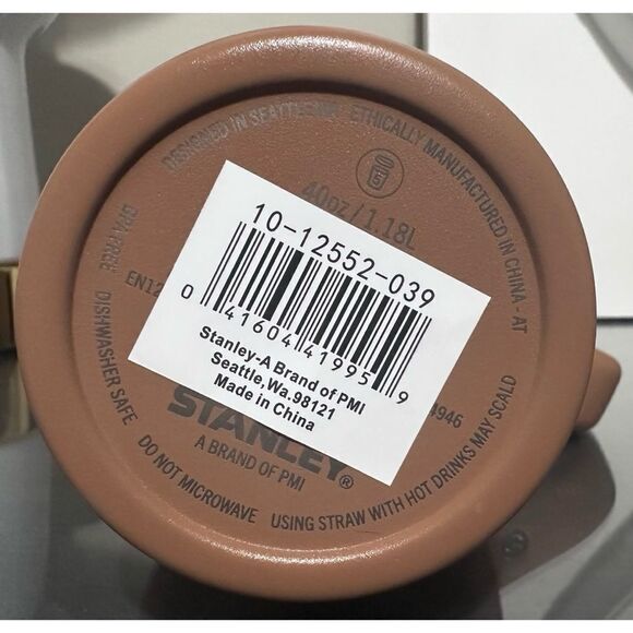 Stanley Quencher H2.0 FlowState 40oz Tumbler, DEEP CLAY ORANGE - Picture 4 of 4